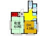 友田マンション 1DKの間取り