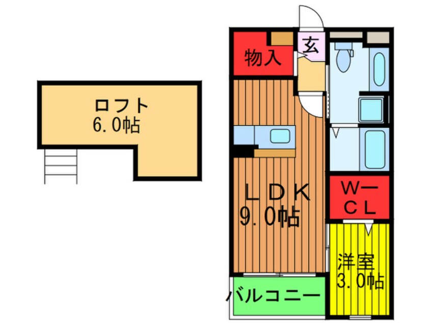 間取図 ソレイユ