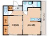 ライトコ－ト 1LDKの間取り