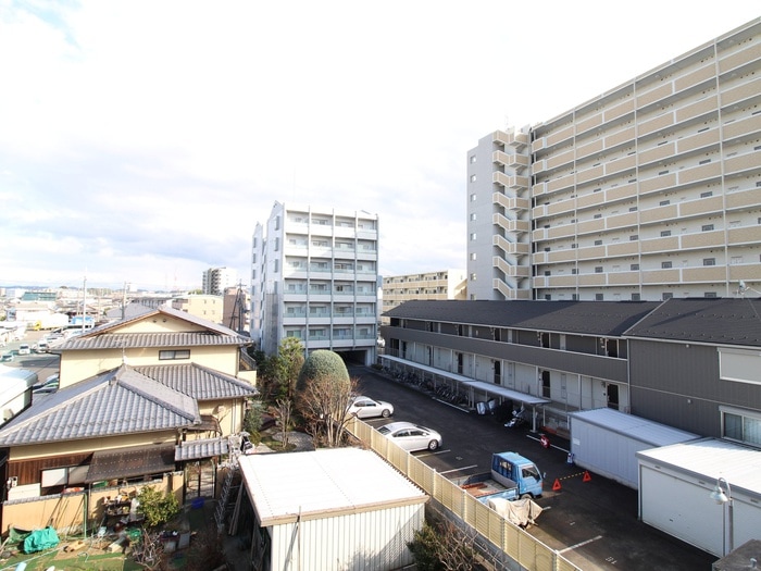 室内からの展望 ハイツ玉川Ⅴ