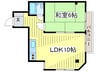 空港第３ビル 1LDKの間取り