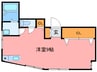 空港第３ビル 1Rの間取り