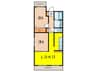 芦屋宮塚ハイツ 2LDKの間取り