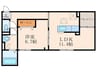 仮）Dream Life 1LDKの間取り