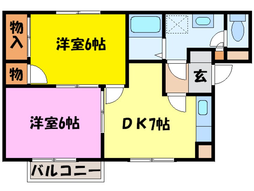 間取図 メゾン・モンタ－ニュ