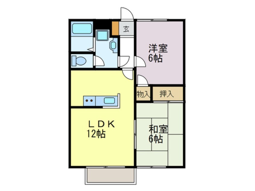 間取図 ウインズ壱番館