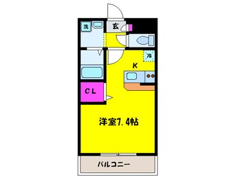 間取図 アンプル－ルユ－トピア