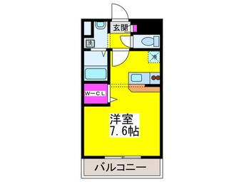 間取図 アンプル－ルユ－トピア