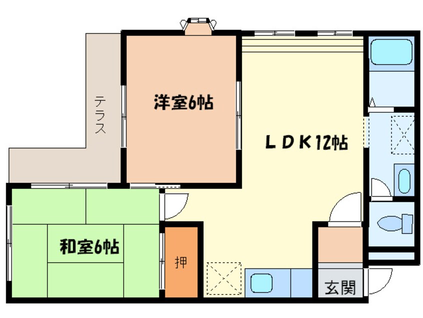 間取図 メゾンフジタ