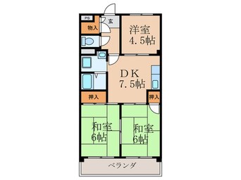 間取図 ジュンハイツ第２