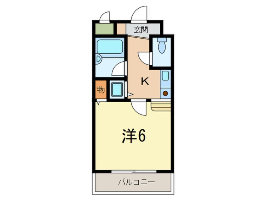 間取図 サウザ－岡本