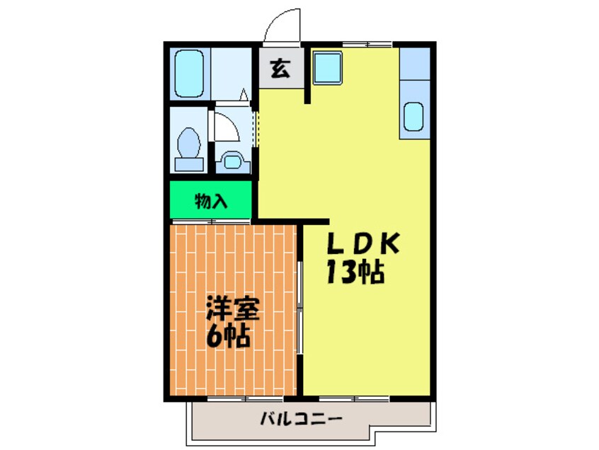 間取図 ガ－デンハイツ高野台Ａ