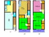 南寺方中通２丁目貸家 4DKの間取り