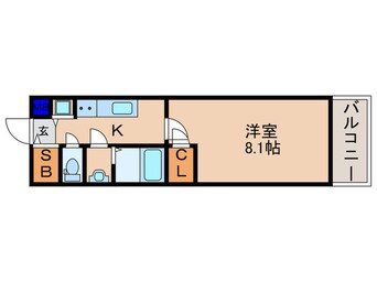 間取図 エスリード京都梅小路（605）