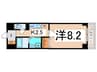パークヒル新石切 1Kの間取り