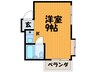 ポ－シェ　鴨川 1Rの間取り