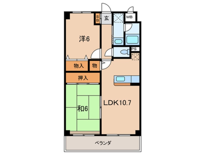 間取図 グレ－ス星光