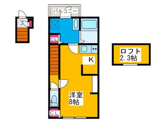 間取図 あんしん＋東雲東町08-1058