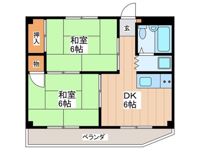 間取り図 グリーンコーポラス