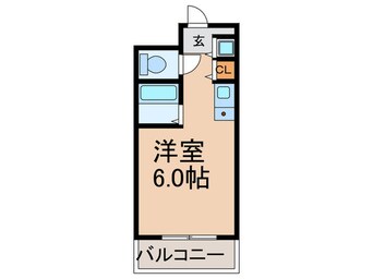 間取図 シャンブル千里Ⅱ