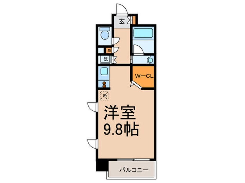 間取図 レジディア靱公園