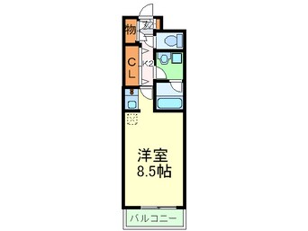 間取図 レジディア靱公園