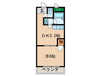 間取図 ミレイ西ノ京