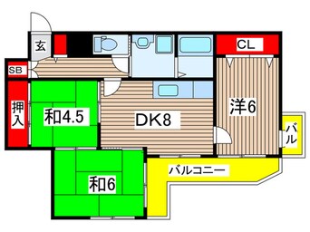 間取図 ソレイユ武庫川