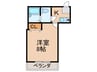 Ｃｈａｎｐｕｌ　ｂｏｘ 1Kの間取り