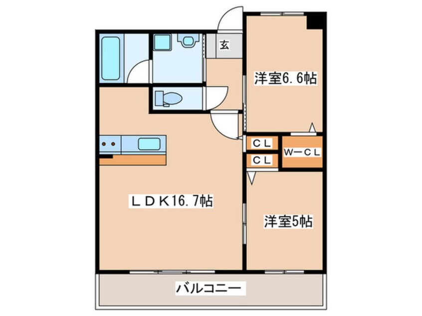 間取図 グランドレジデンス泉佐野駅前