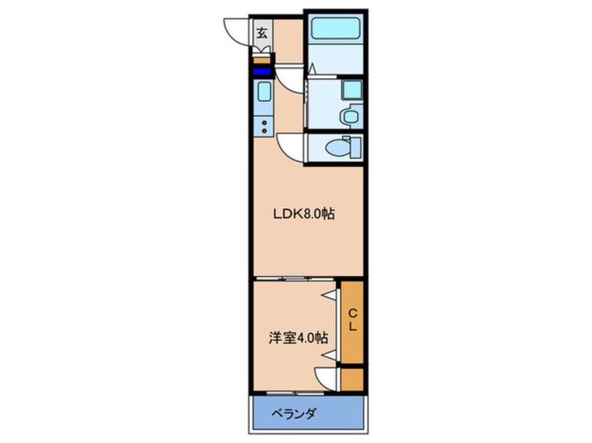 間取図 F asecia Licht