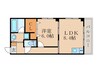 レジデンス雅都 1LDKの間取り