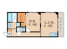 レジデンス雅都 1LDKの間取り