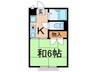 Ｔハイツ 1Kの間取り