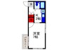 ＣＡＳＡ曽根 1Kの間取り