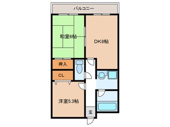 間取図 エトワール長尾