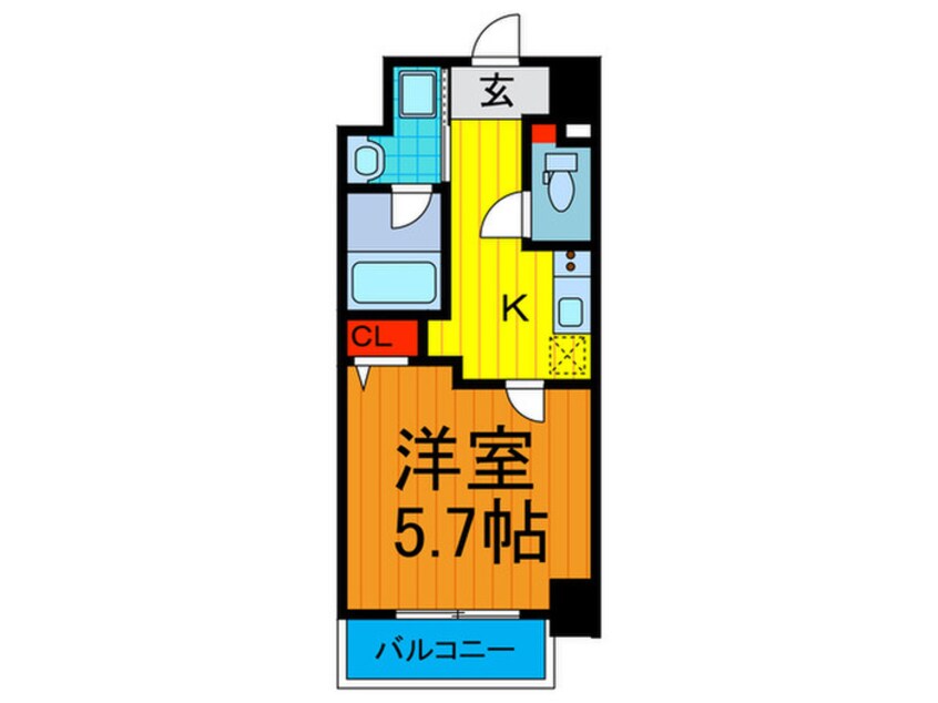 間取図 グレイスレジデンス大阪WEST