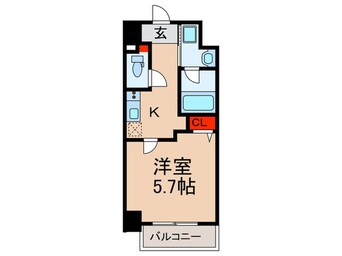 間取図 グレイスレジデンス大阪WEST