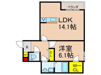 間取図 シエーナ楠葉ジェミオス