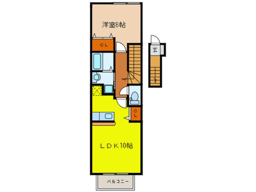 間取図 ヴィオラ東多田弐番館