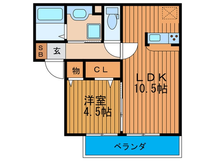 間取り図 ドゥーブル☆A