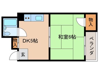 間取図 サンスリ－高殿