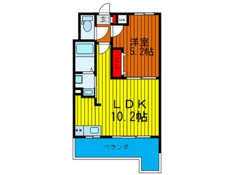 間取図 Ｍ　ＰＬＡＺＡ香里六番館