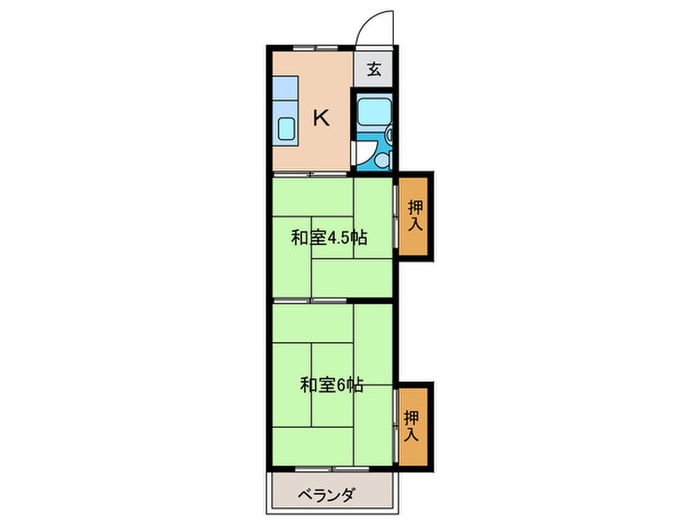 間取り図 パインリーフ松原