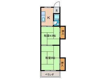 間取図 パインリーフ松原