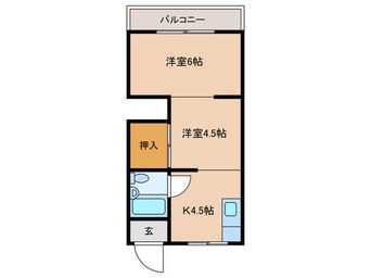 間取図 パインリーフ松原