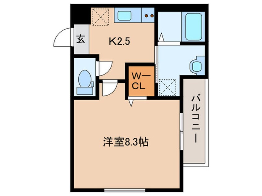 間取図 フジパレス池田天神ＷＥＳＴ