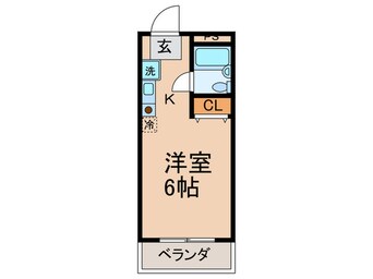 間取図 コーポグランブルー