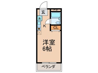 間取図 コーポグランブルー