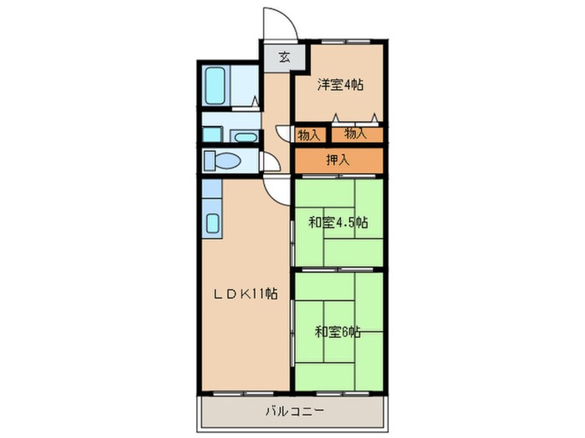 間取図 ロイヤルパートⅠ